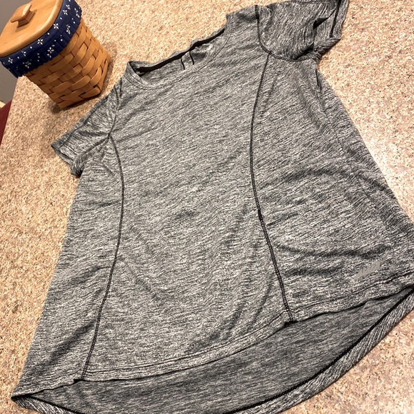 Avia Tops - Avia Gray Short Sleeve Active Top Small 4-6
